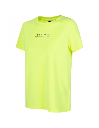 4F Î“Ï…Î½Î±Î¹ÎºÎµÎ¯Î¿ Î‘Î¸Î»Î·Ï„Î¹ÎºÏŒ T-shirt ÎšÎ¯Ï„ÏÎ¹Î½Î¿ H4Z22-TSD019-45S